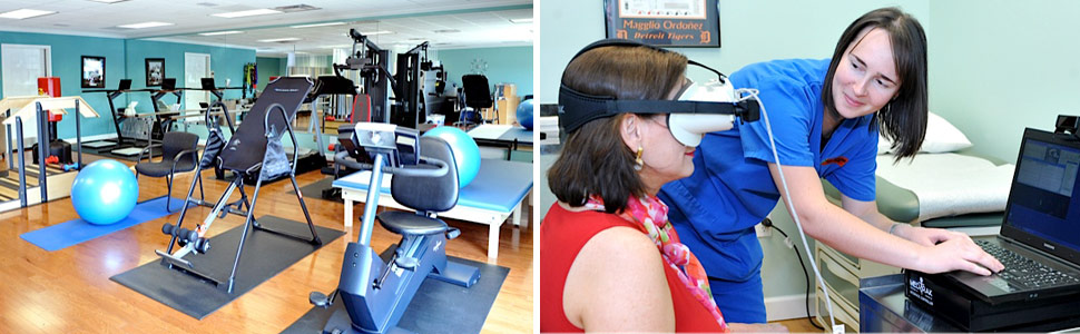 Friendly and dedicated staff assists patients in achieving their physical therapy goals.
